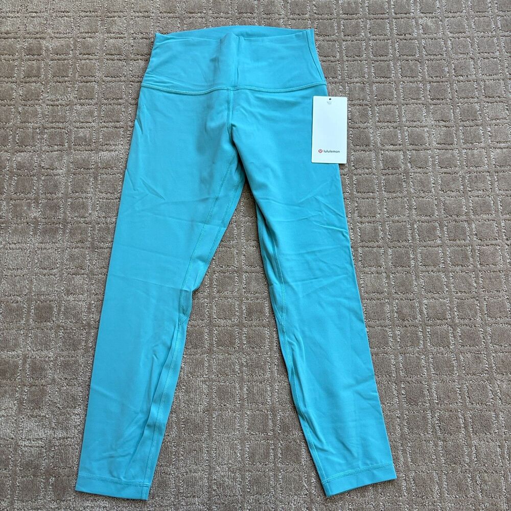 Lululemon Align High Rise Legging Women's 8 Light Blue Tight 25" Soft High Rise